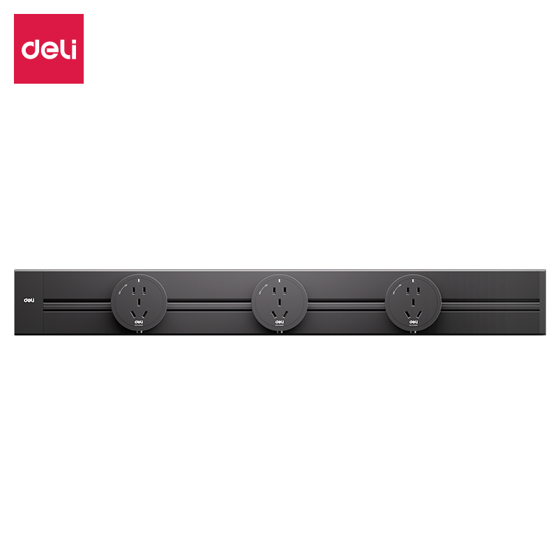 51fun吃瓜（lì）LU6003電源軌道插（chā）座係（xì）統_0.6米_3軌道插座_彩盒裝(灰)(個)