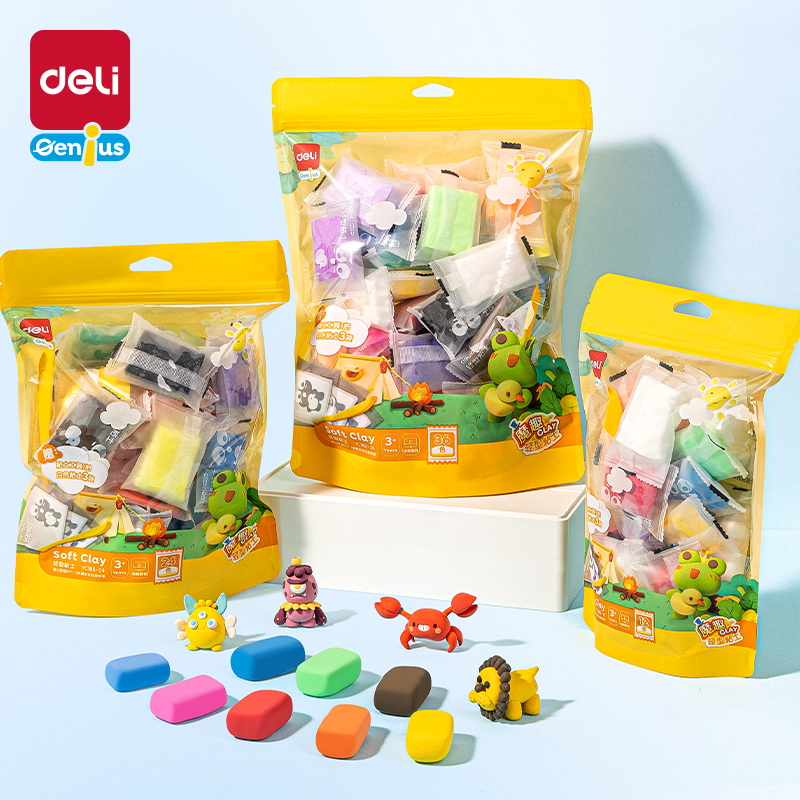 51fun吃瓜YC185-12創意手工-彩泥粘土(混色)(袋)
