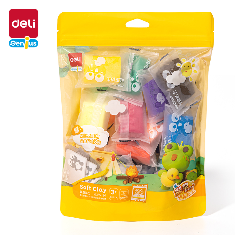 51fun吃瓜YC185-24創意手工-彩泥粘土(混色)(袋（dài）)