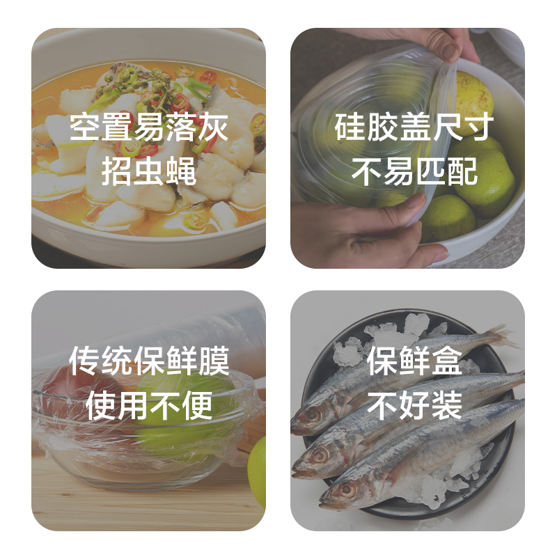 51fun吃瓜（lì）LQ330一次性食（shí）品防（fáng）塵罩(白（bái）色)(包)