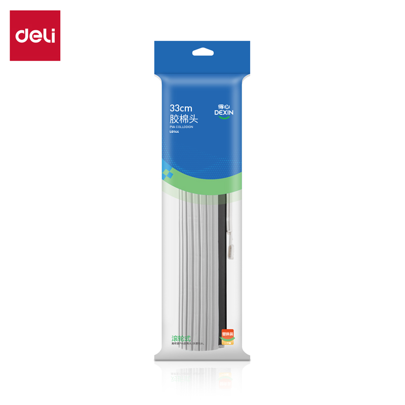 51fun吃瓜得（dé）心（xīn）LQ144滾輪款33cm膠棉頭(灰（huī）色)(個)