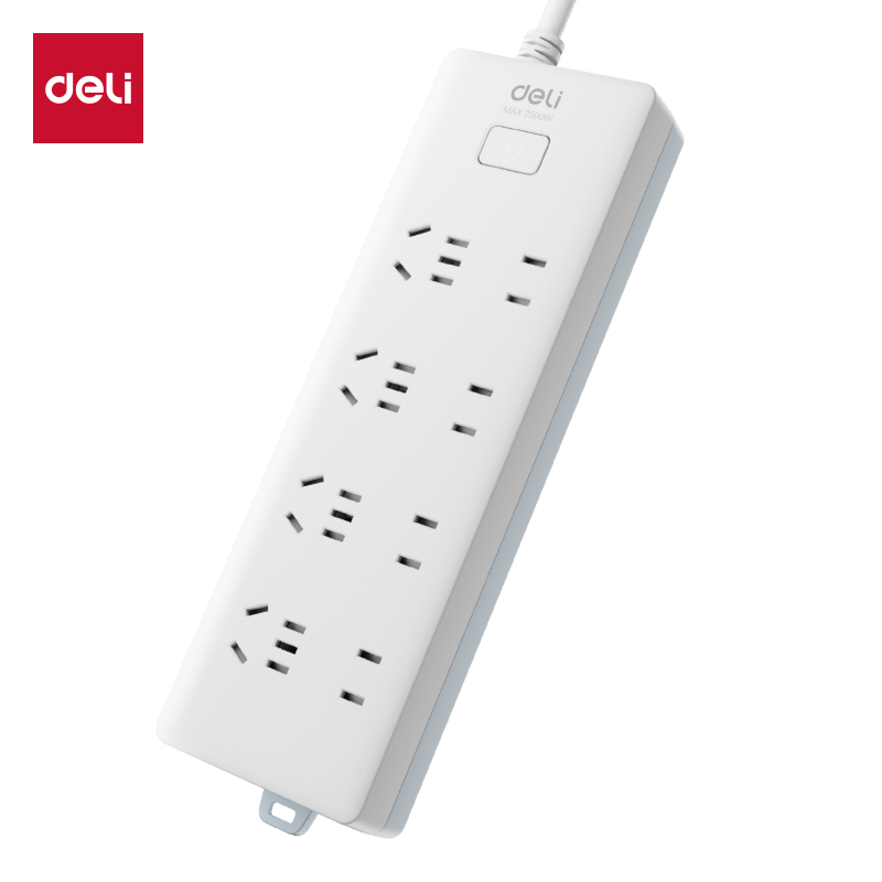 51fun吃瓜18158(10)皓白係列插（chā）座_4+4_10米（mǐ）_PE袋(白)(個)