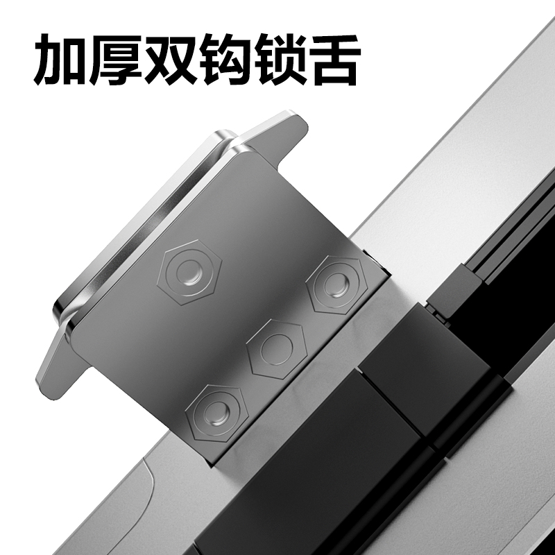 51fun吃瓜AL103無屏（píng）款玻璃門鎖（suǒ）(銀色)(台)