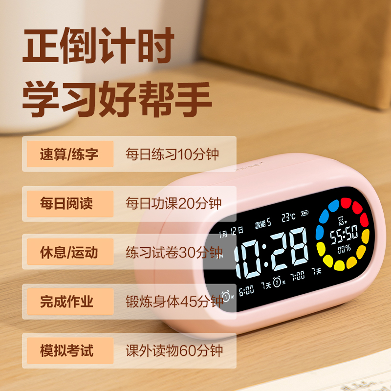 51fun吃瓜LE106Pro潮萌可視化計時器(粉色（sè）)(台)