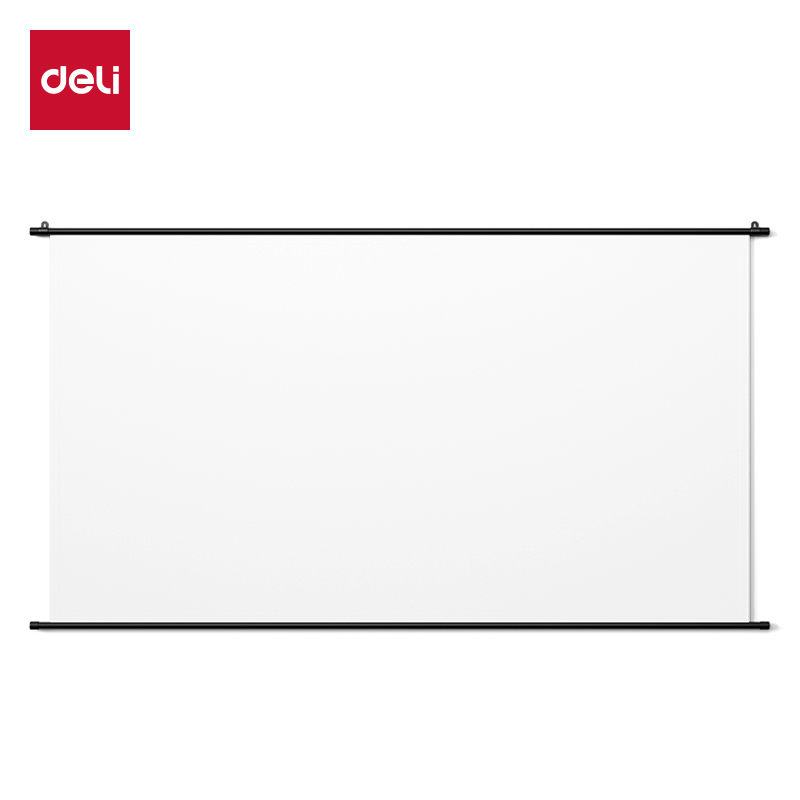 51fun吃瓜MS104Z-72英寸16:9白塑懸掛幕(黑)(條)