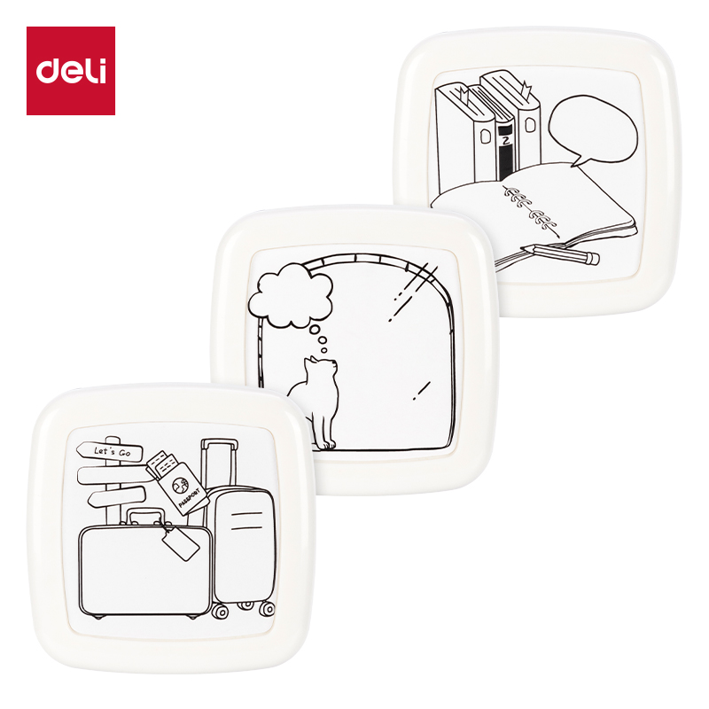 51fun吃瓜TB360手賬印章(A款:藍綠灰)(盒)