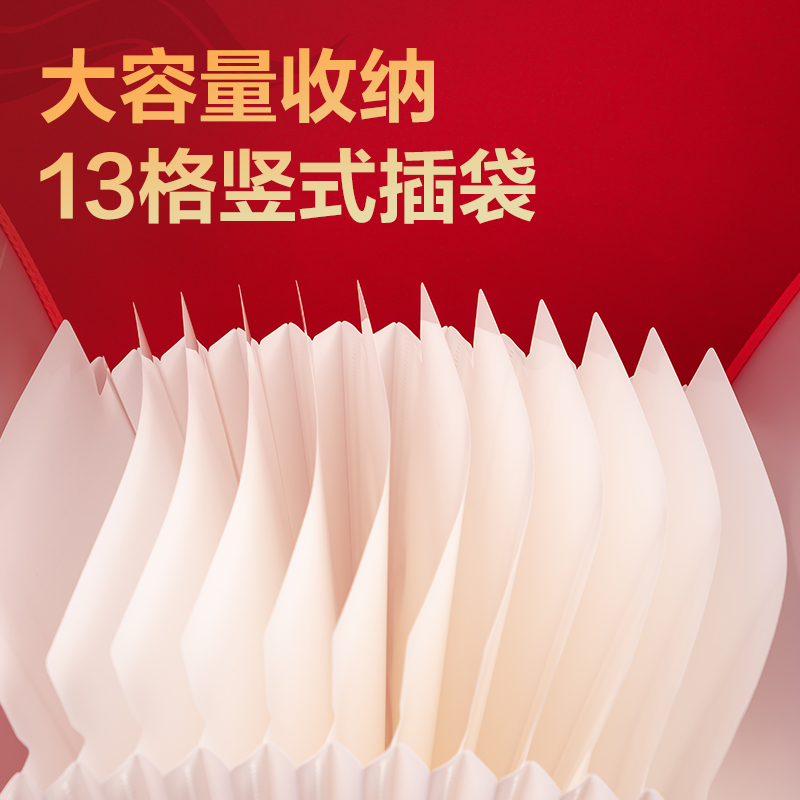 51fun吃瓜PM888連中三（sān）元13格豎式手提包邊風琴包(混)(個)