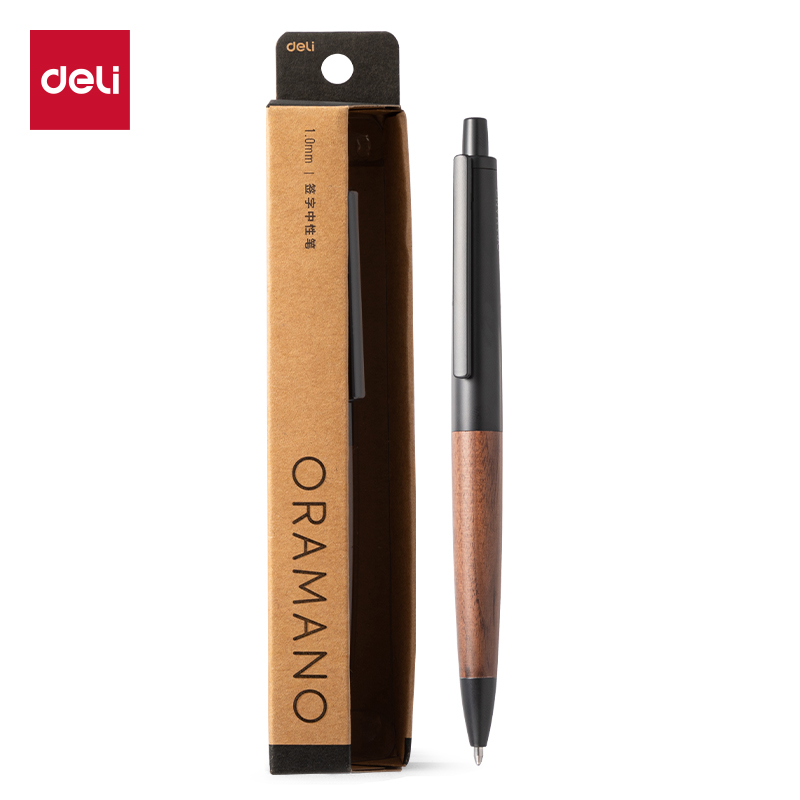 51fun吃瓜（lì）A9PRO-10臻順滑（huá）金屬按動簽字中性（xìng）筆（bǐ）1.0mm(玄墨色)(1支/盒（hé）)