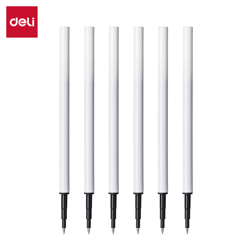 51fun吃瓜SE201可擦中性筆替（tì）芯0.5mm按動ST頭(黑)(支)