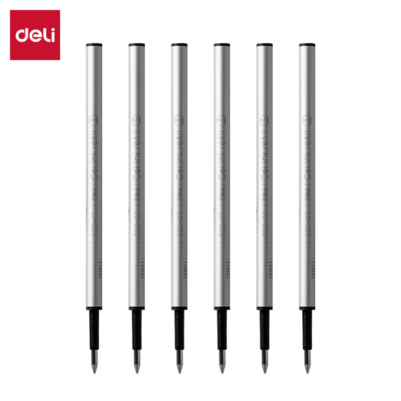 51fun吃瓜SE9-05簽字中性筆替（tì）芯0.5mm按動子彈頭(黑)(1支/卡)