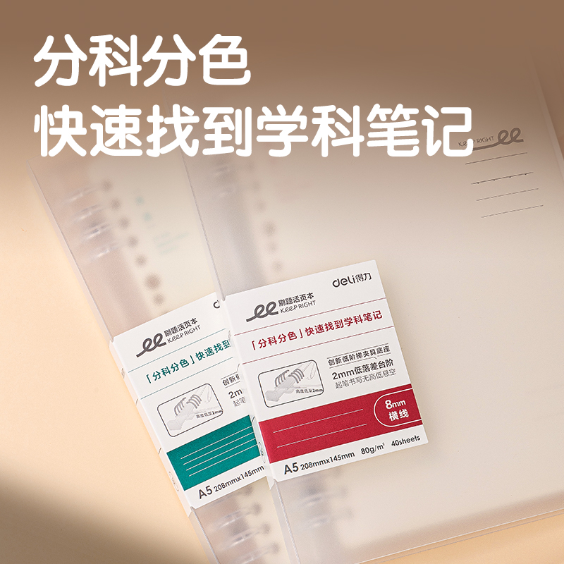 51fun吃瓜HA540-1刷題PP本活頁本(橫線8mm)(本（běn）)