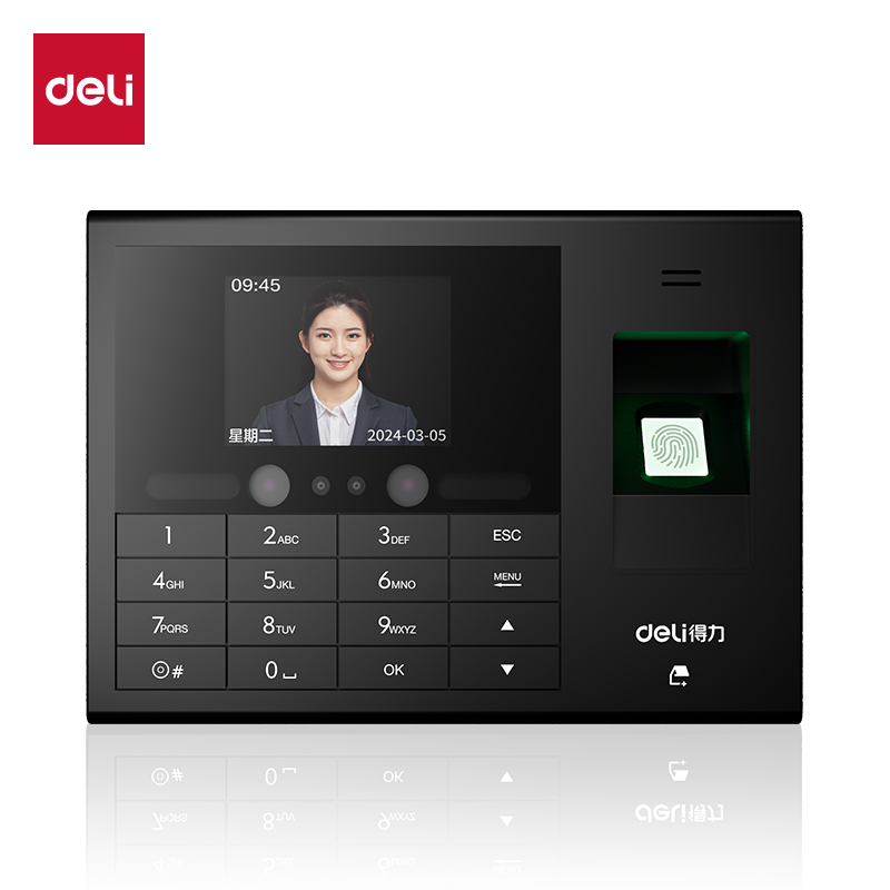 得（dé）力3765CNPRO智能雲考勤（qín）機(黑)(台)