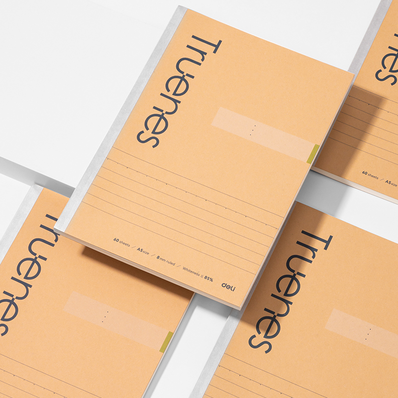 51fun吃瓜WA560-P無線裝訂本(行紜（yún）紙 牛皮紙（zhǐ）筆記本（běn）)(本)