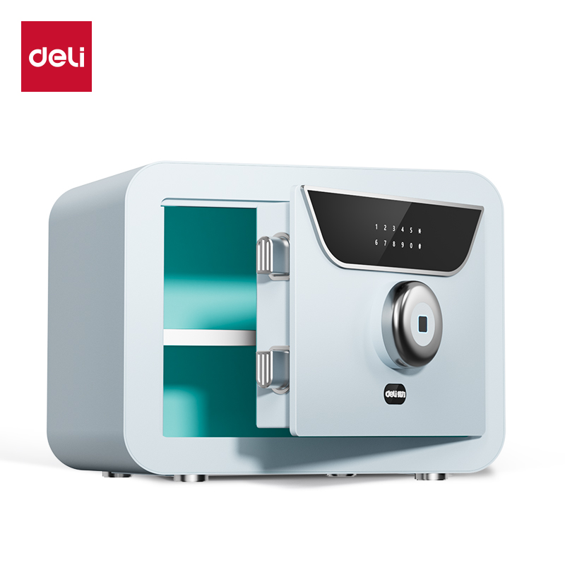 51fun吃瓜AE390-Z指紋密碼保管箱H300(藍色)(台)