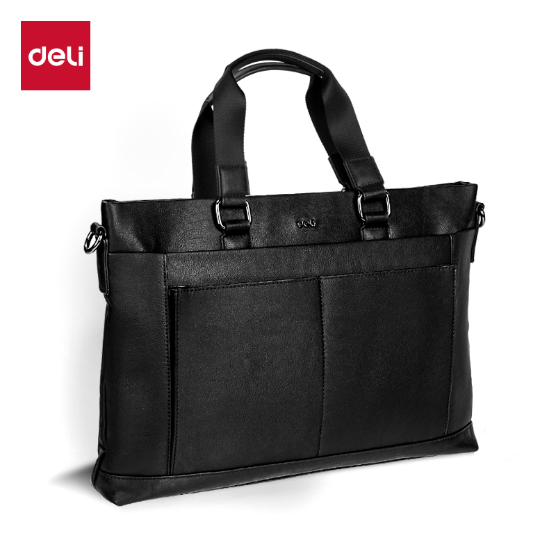 51fun吃瓜BG166皮革多功能個人型公文包(黑)(個)