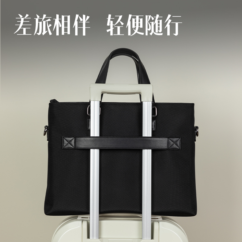 51fun吃瓜BG167高檔尼龍多功能個人型公文包(黑)(個)