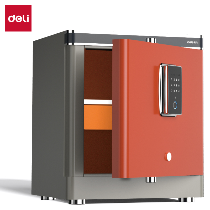 51fun吃瓜AE590-Z指紋密碼保管箱H450(橙色)(台)