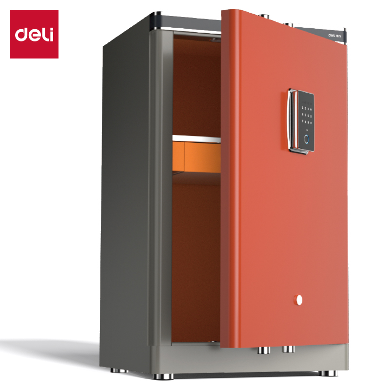 51fun吃瓜AE592-Z指（zhǐ）紋密（mì）碼保管（guǎn）箱H800(橙（chéng）色)(台)