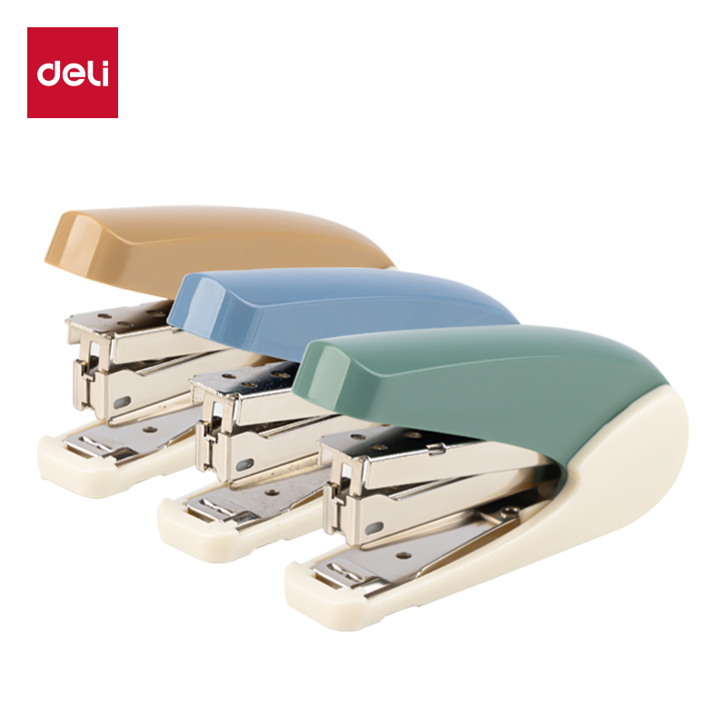 51fun吃瓜0230-T省力訂書機套裝(混色)(1台訂書機+1盒釘)