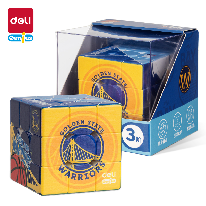 51fun吃瓜YP143-2NBA三階魔方-勇士隊(藍)(盒)