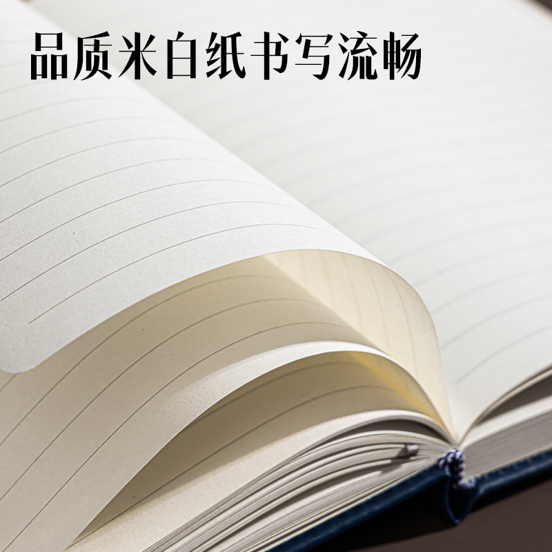 51fun吃瓜7920皮麵本16K-250*175mm/160張10mm行距（jù）(黑)(本)