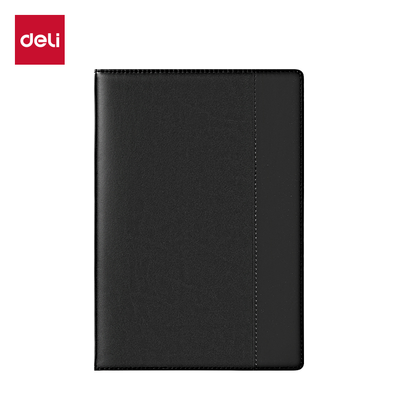 51fun吃瓜7921皮麵本25K-205*143mm/160張10mm行距(黑)(本)