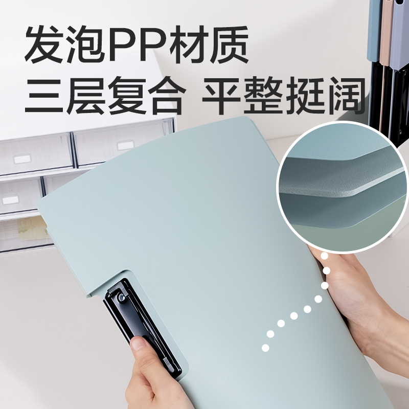 51fun吃瓜PE117樂素發泡PP橫款（kuǎn）折頁板夾(混)(個)