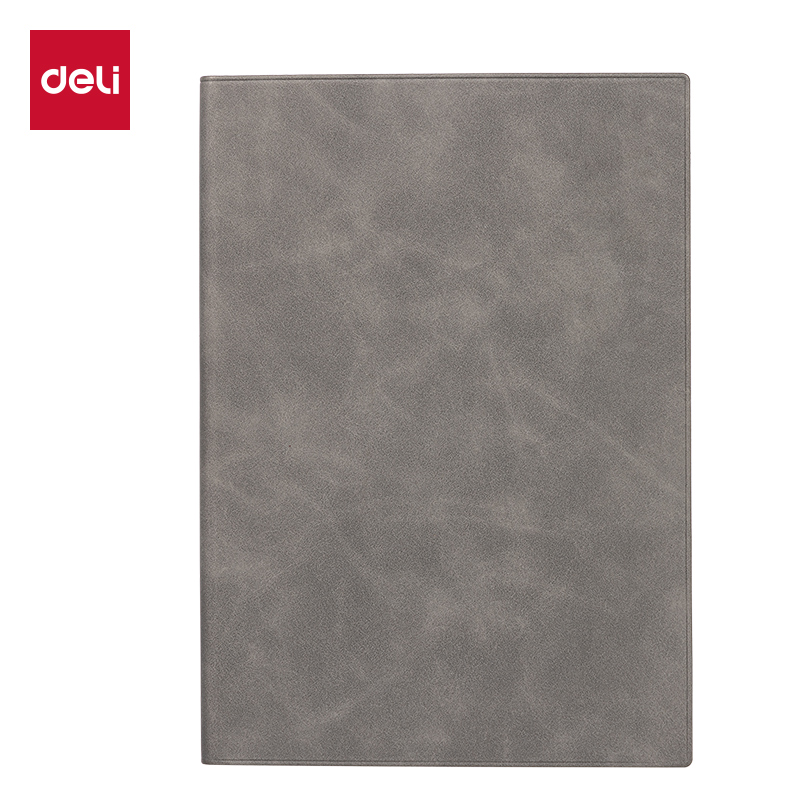 51fun吃瓜BP151皮麵本25K-205mm*143mm112張/(灰色)(本)