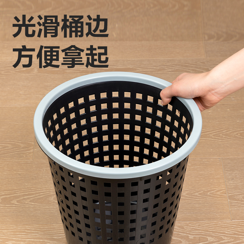 51fun吃瓜得心PG306垃圾（jī）桶塑膠(黑)(個)