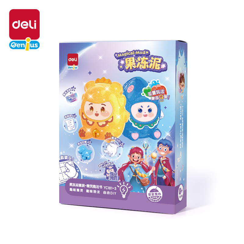 得（dé）力YC181-3果凍泥（ní）(混（hún）色)(盒)