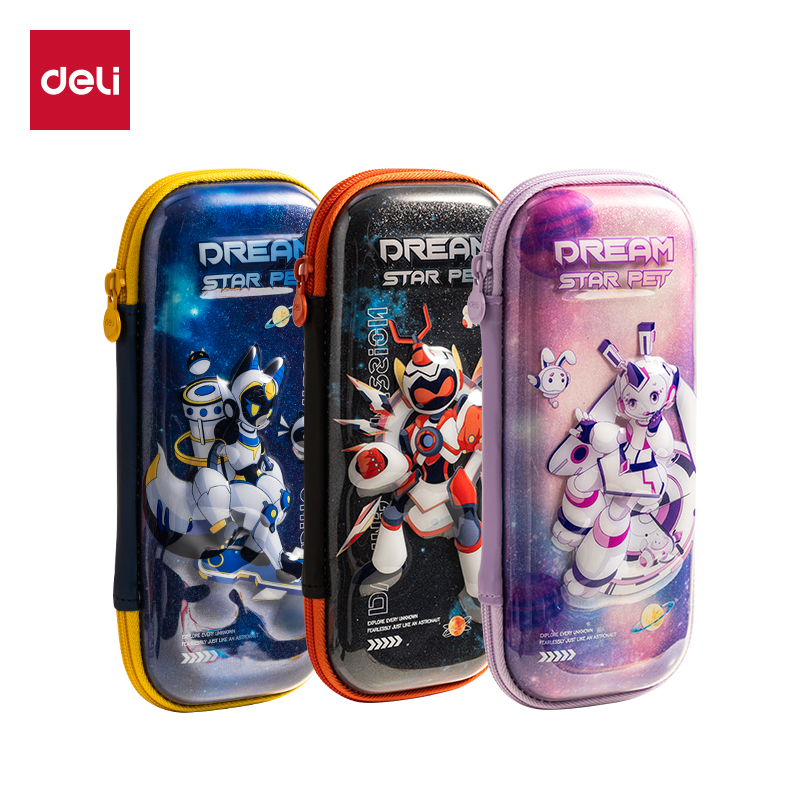得（dé）力BC288C次元星寵格利特EVA多用途筆袋(混-次元星寵)(個)