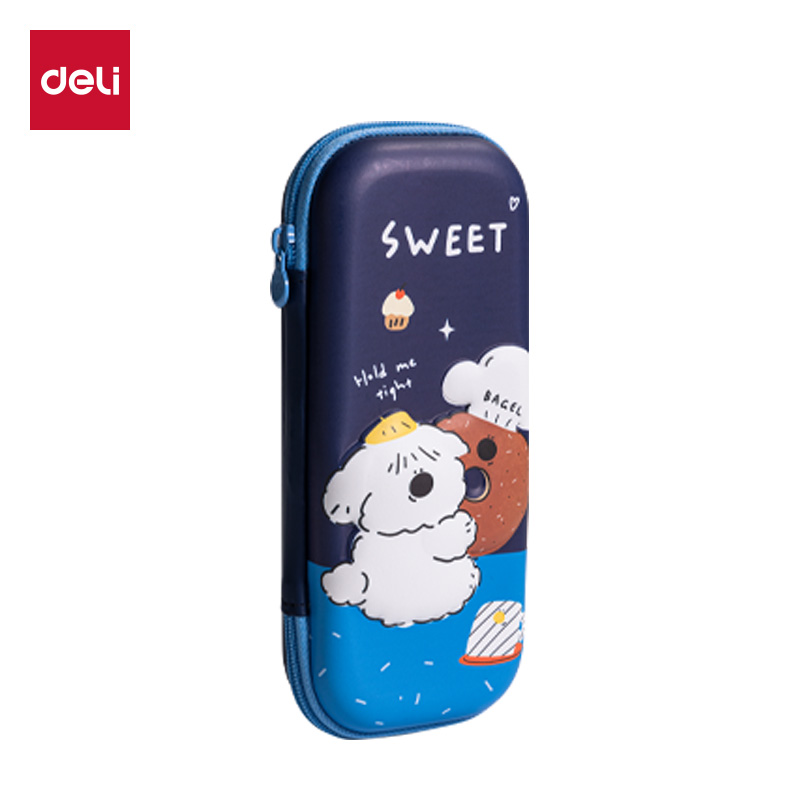 51fun吃瓜BC188B麵包小狗EVA多用途筆袋(藏青-麵包小（xiǎo）狗)(個)