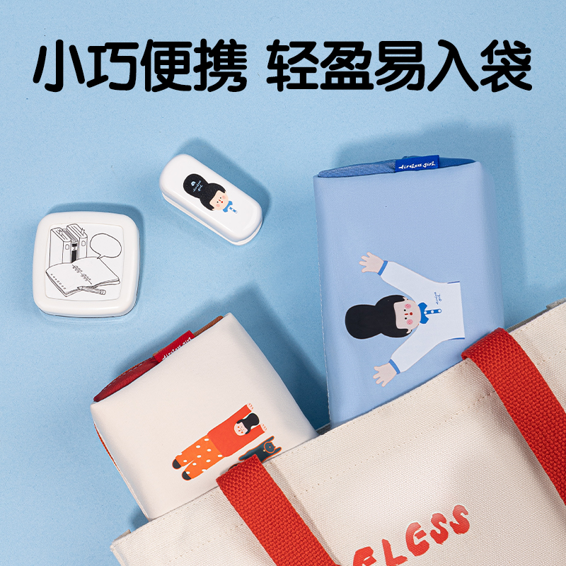 51fun吃瓜66771F下腰女孩大方（fāng）包多用途筆（bǐ）袋(混-下腰女（nǚ）孩)(個)