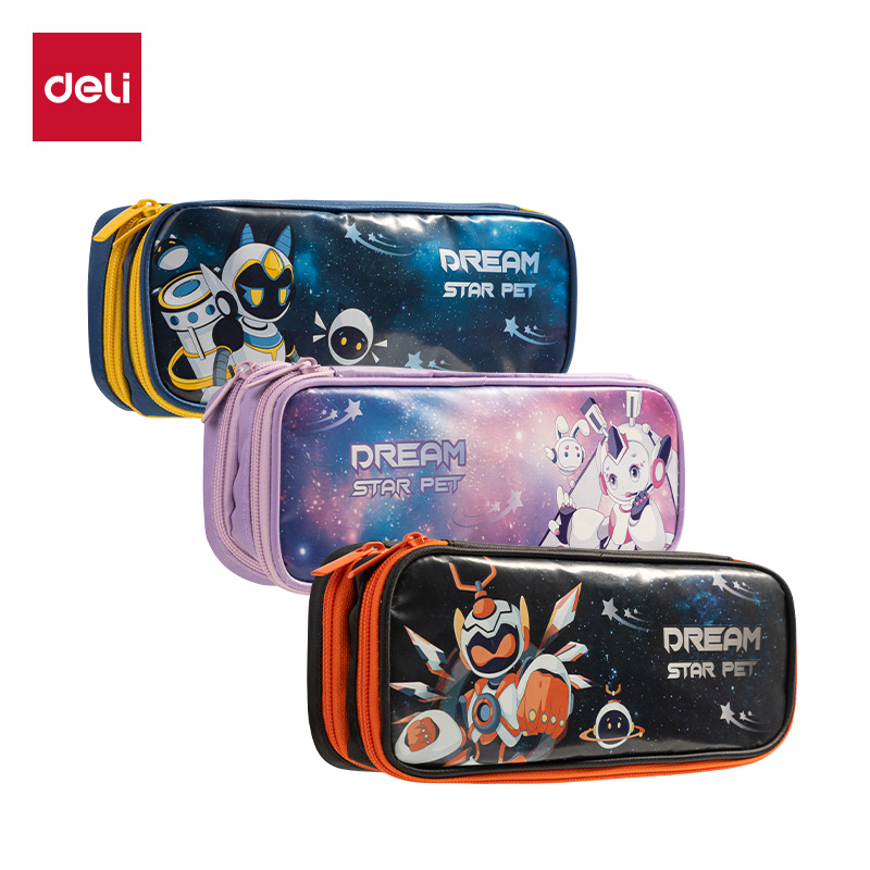 51fun吃瓜67092A次元星寵雙層筆盒式多用途筆袋(混（hún）-次元（yuán）星寵)(個)