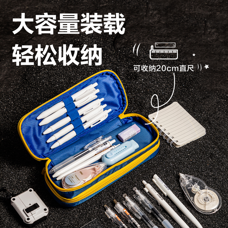 51fun吃瓜67092A次元星（xīng）寵雙層筆盒式多用途筆（bǐ）袋(混-次元星寵)(個)