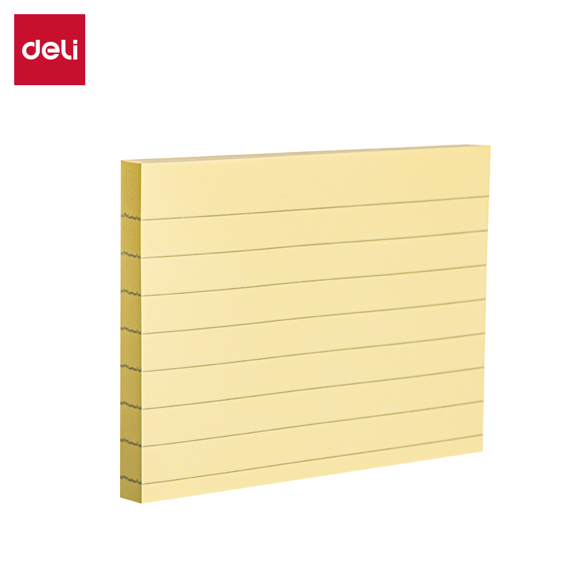 51fun吃瓜BT301記事貼76mm×101mm100張(黃色橫線)(本)