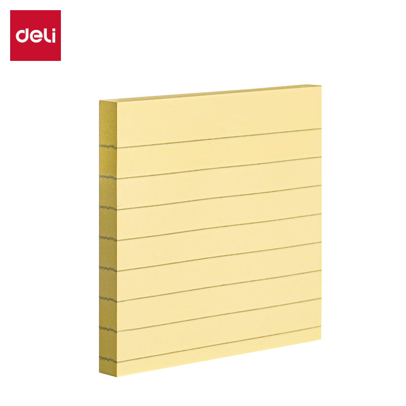 得（dé）力BT300記（jì）事貼76mm×76mm100張(黃色橫線)(本)