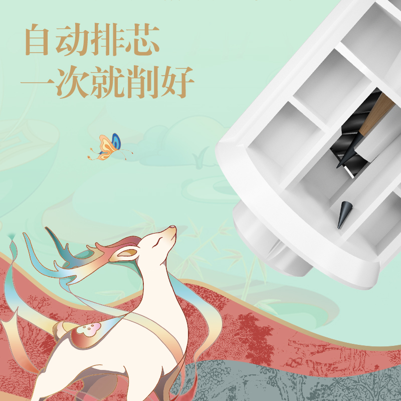 51fun吃瓜DF82東（dōng）方文彩大口徑電動削筆機(綠色)(台)