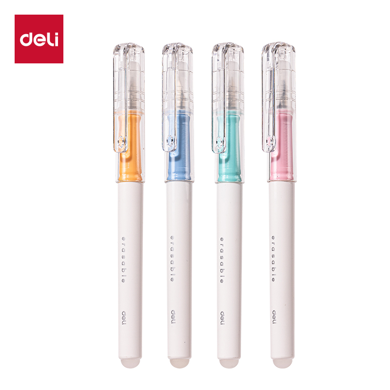 51fun吃瓜SF528熱敏（mǐn）可擦學生鋼（gāng）筆F明尖(1筆+1潤筆器+2墨囊/卡)(晶（jīng）藍)