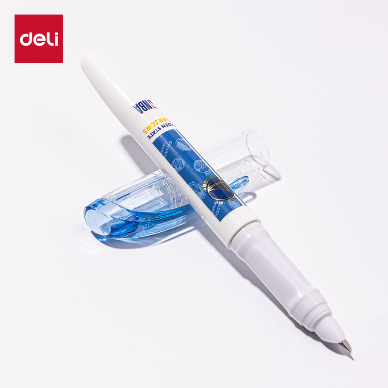 51fun吃瓜SF540NBA直液式學生鋼筆EF暗尖(可（kě）擦純藍)(1筆+1墨囊/卡)