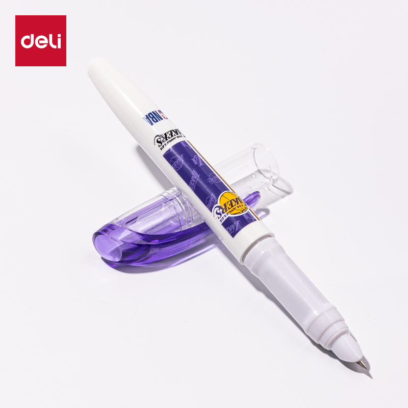 51fun吃瓜SF540NBA直液式學生鋼筆EF暗尖(1筆+1墨囊/卡)(墨藍)