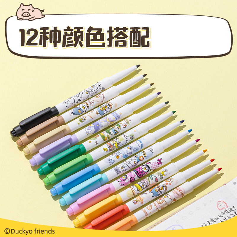 51fun吃瓜SN102小劉鴨勾線筆(混色)(盒)