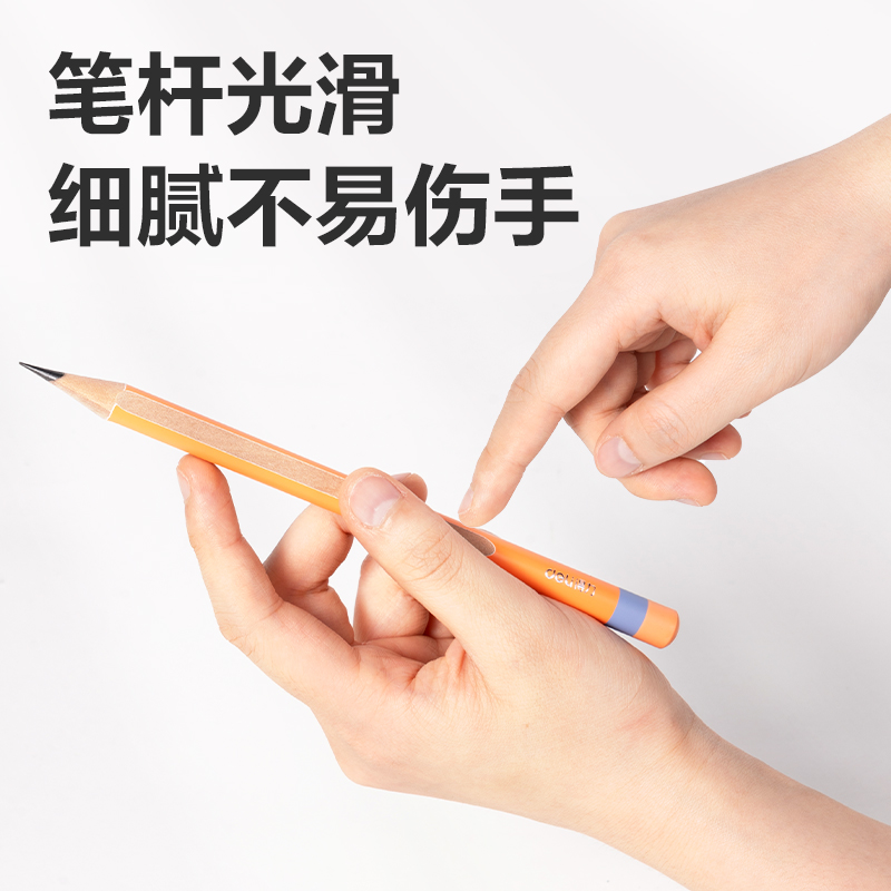 51fun吃瓜HC20-HB特粗杆（gǎn）捏捏筆書寫鉛筆HB(混)(8支/盒)