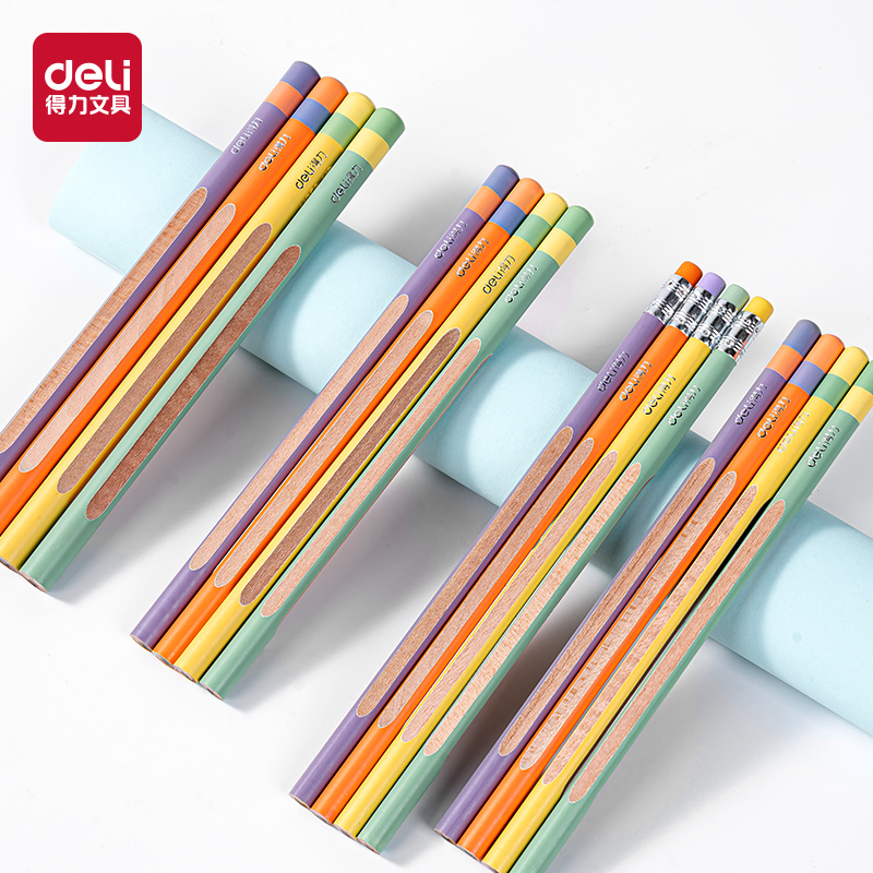 51fun吃瓜HC20-HB特粗杆捏捏筆書寫鉛筆HB(混)(8支/盒)