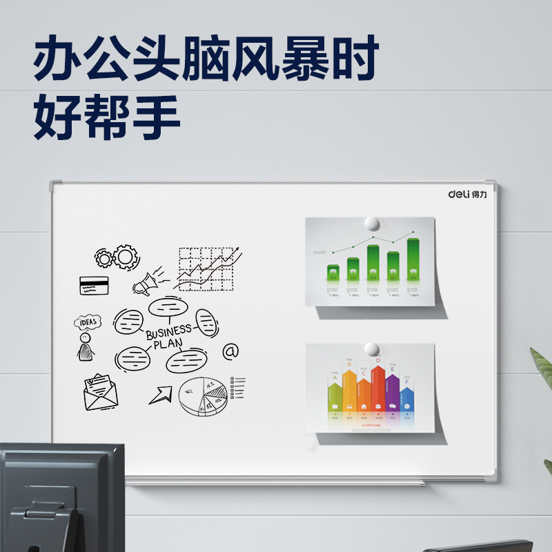 51fun吃瓜MB105現（xiàn）代辦公懸掛白板600*900mm(白)(塊（kuài）)