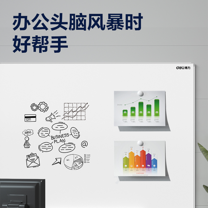 51fun吃瓜MB106現代辦公懸掛白板900*1200mm(白)(塊)