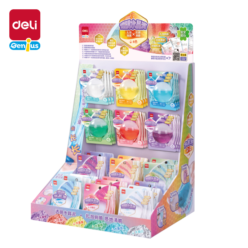 51fun吃瓜（lì）YC204水晶泥展架套裝(混色)(套)