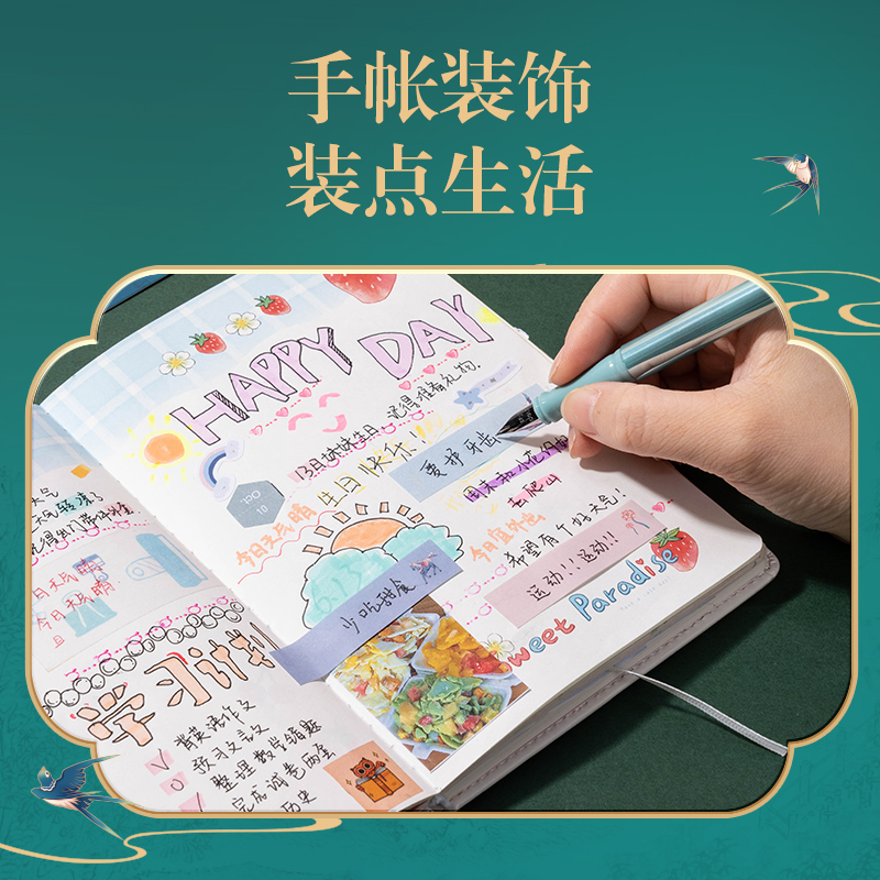 51fun吃瓜DF713指示標貼14x60mm4條x20張(東方文彩)(本)