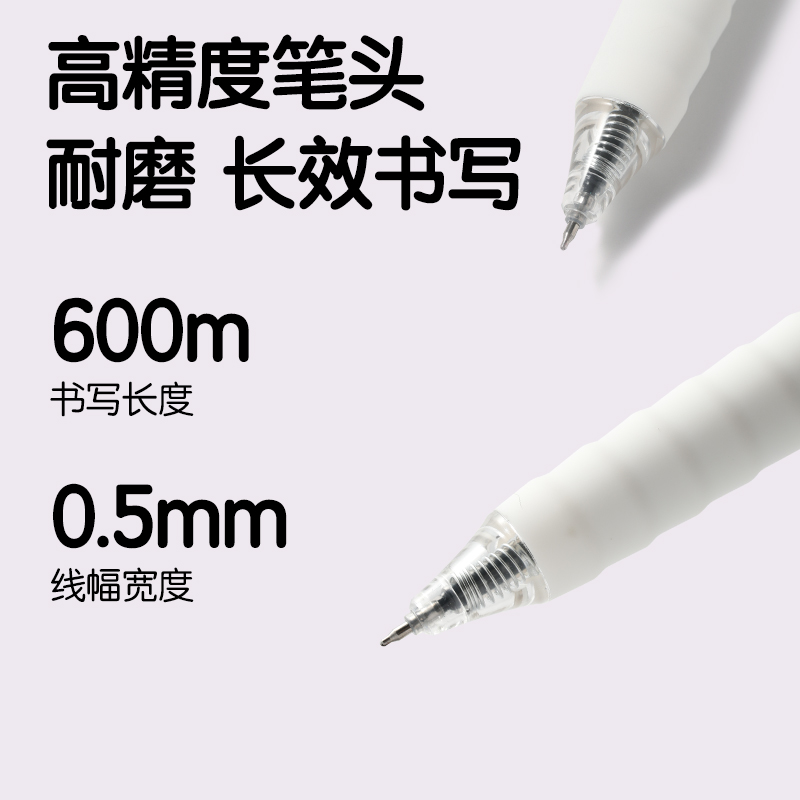 51fun吃瓜SA311插畫係列速幹按動IP中性筆0.5mmST頭(黑)(支（zhī）)