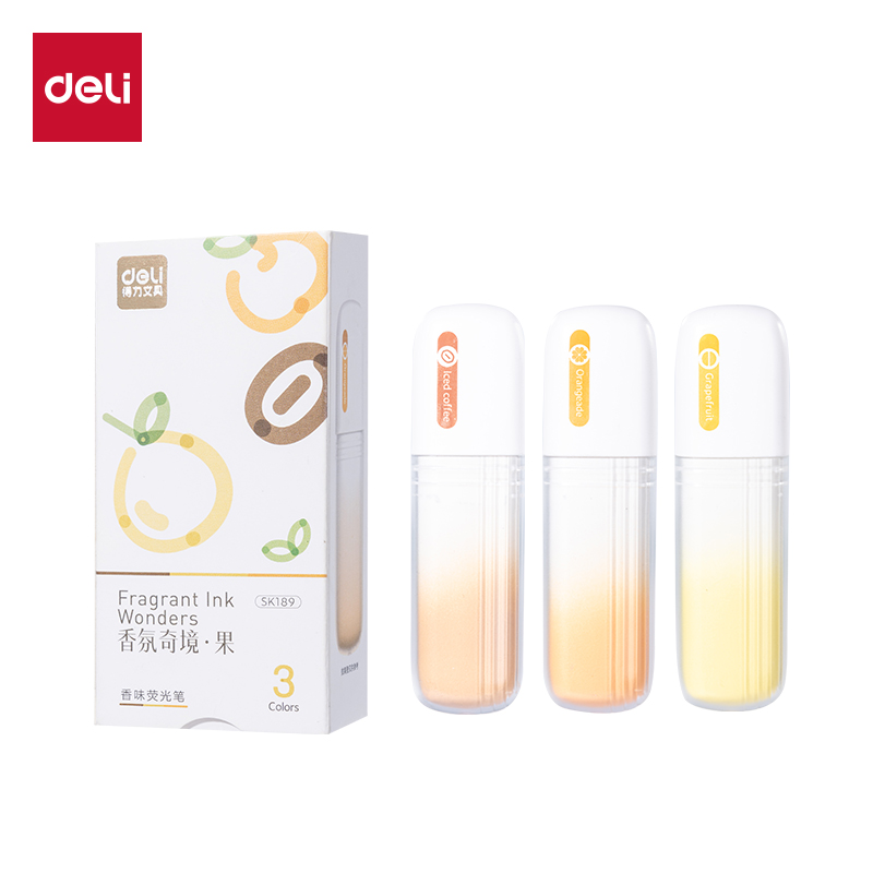 51fun吃瓜SK189香氛奇境-果香味IP熒光（guāng）筆(混)(3支/盒)